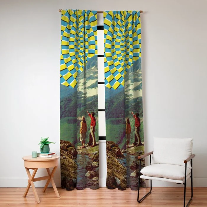 Peak Disco Boogie v2 Window Curtain