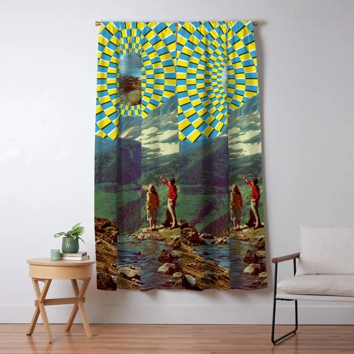 Peak Disco Boogie v2 Window Curtain