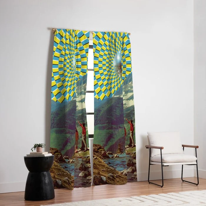 Peak Disco Boogie v2 Window Curtain