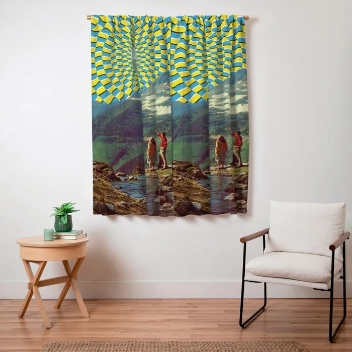 Peak Disco Boogie v2 Window Curtain