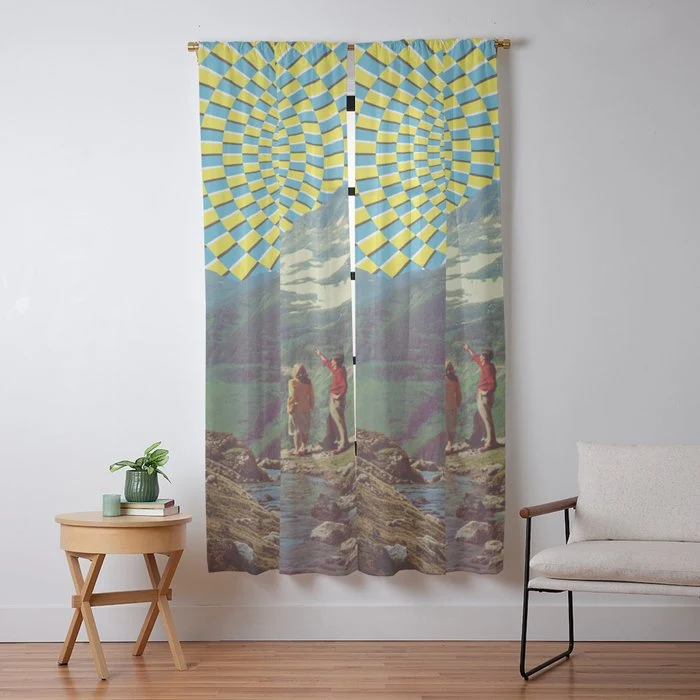 Peak Disco Boogie v2 Window Curtain