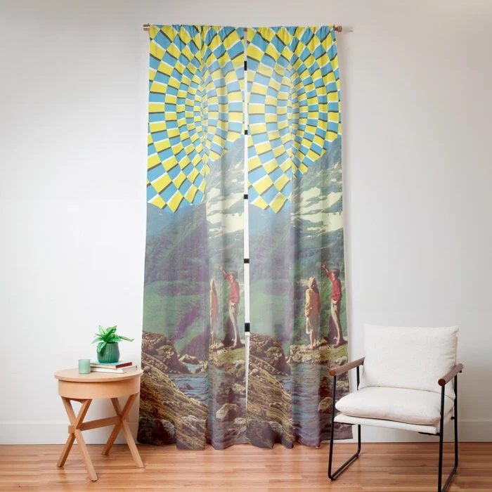 Peak Disco Boogie v2 Window Curtain
