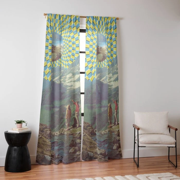Peak Disco Boogie v2 Window Curtain