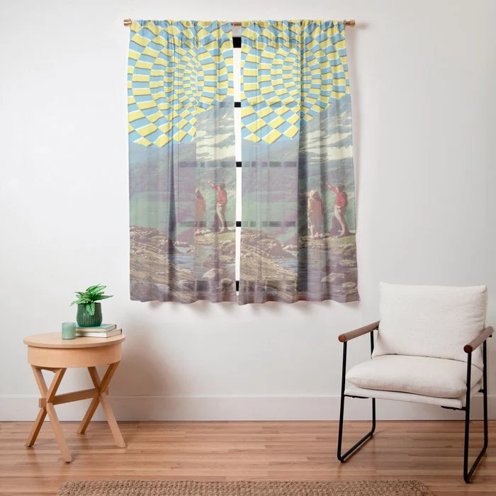 Peak Disco Boogie v2 Window Curtain