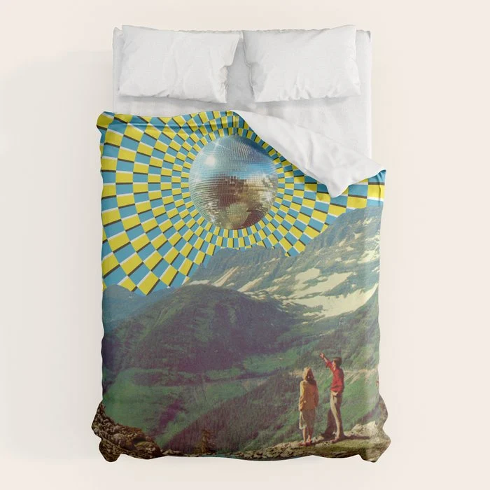 Peak Disco Boogie v2 Duvet Cover
