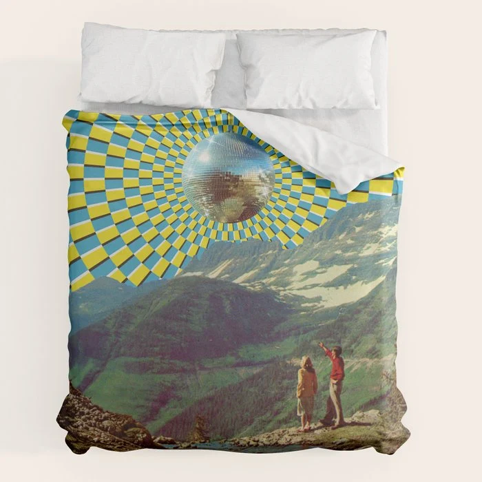 Peak Disco Boogie v2 Duvet Cover