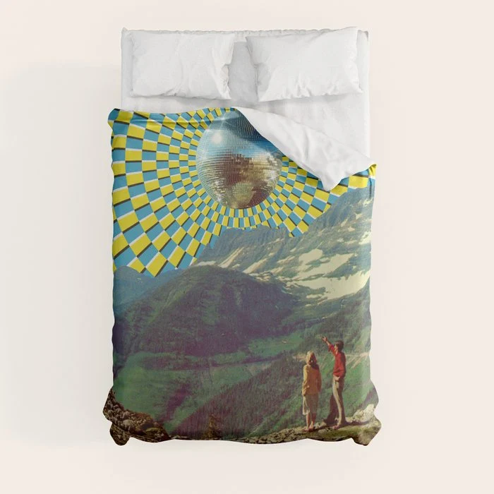 Peak Disco Boogie v2 Duvet Cover