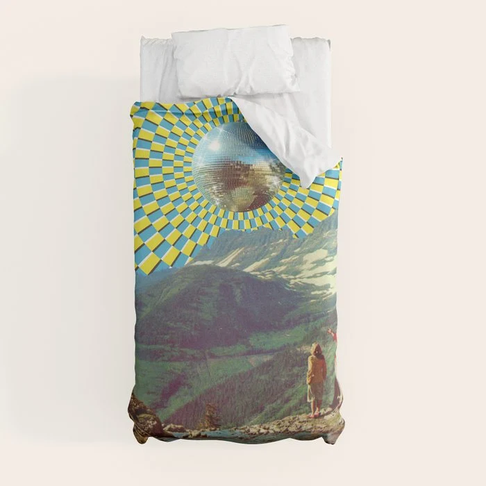 Peak Disco Boogie v2 Duvet Cover