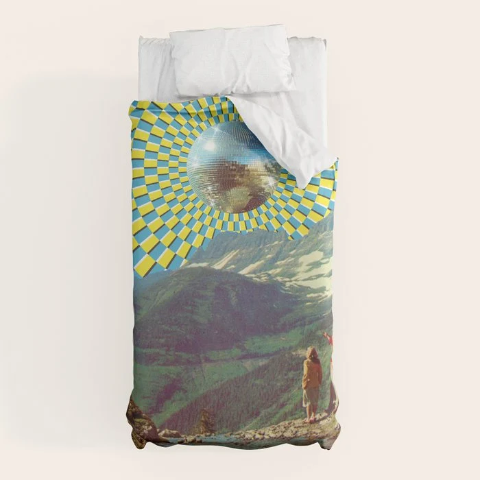 Peak Disco Boogie v2 Duvet Cover