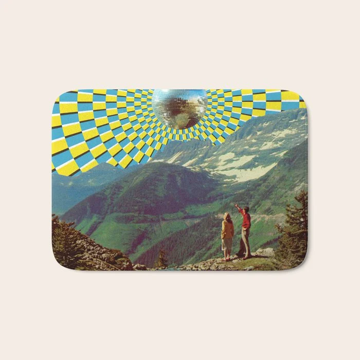 Peak Disco Boogie v2 Bath Mat