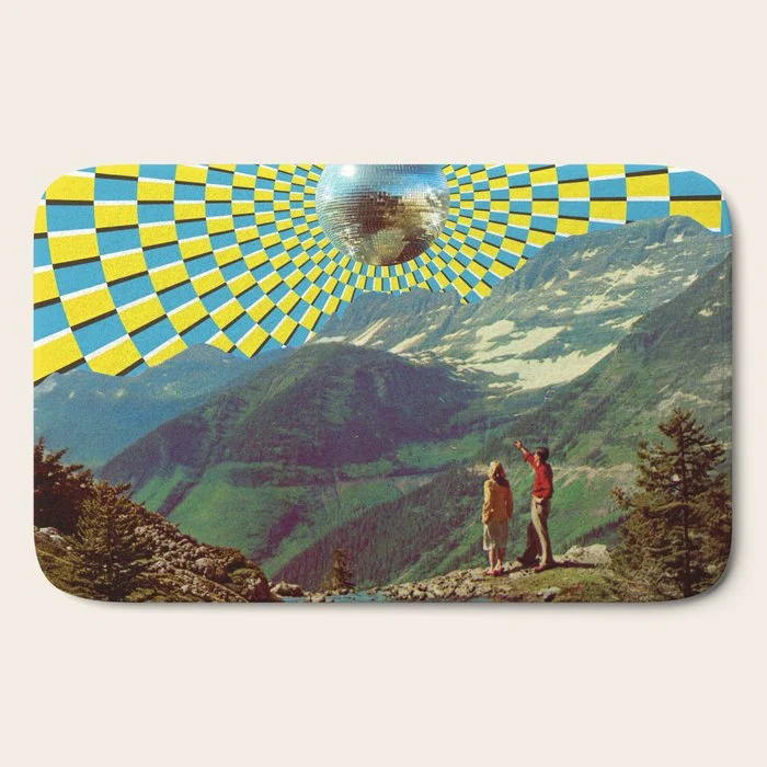 Peak Disco Boogie v2 Bath Mat