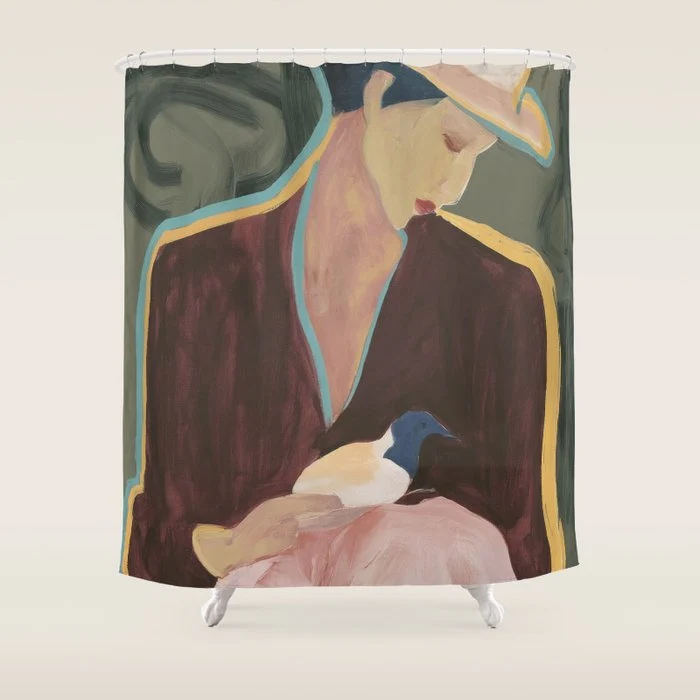 The Gentle Keeper Shower Curtain