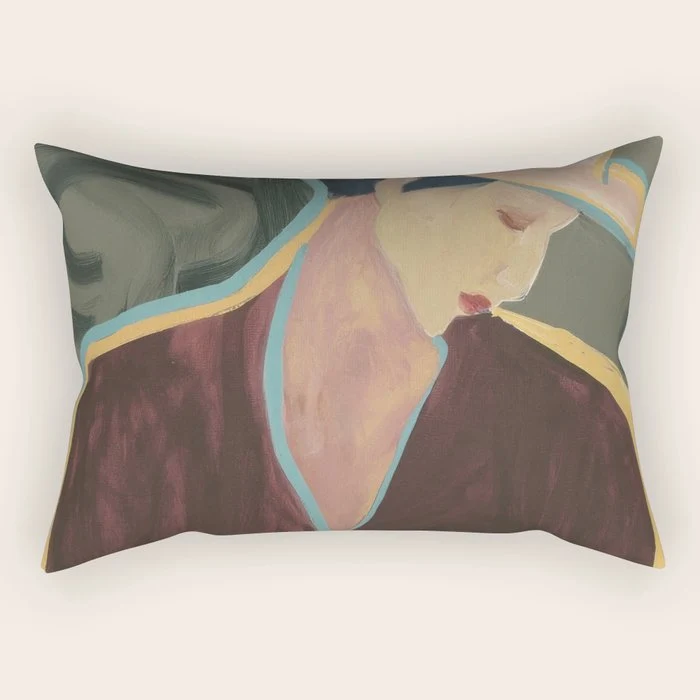 The Gentle Keeper Rectangular Pillow
