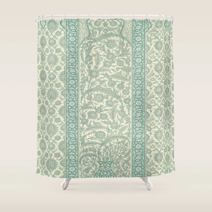 Antique Rug Design Shower Curtain