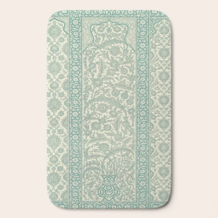 Antique Rug Design Bath Mat