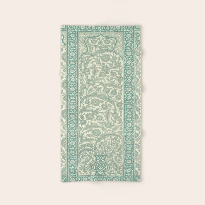Antique Rug Design Bath Towel