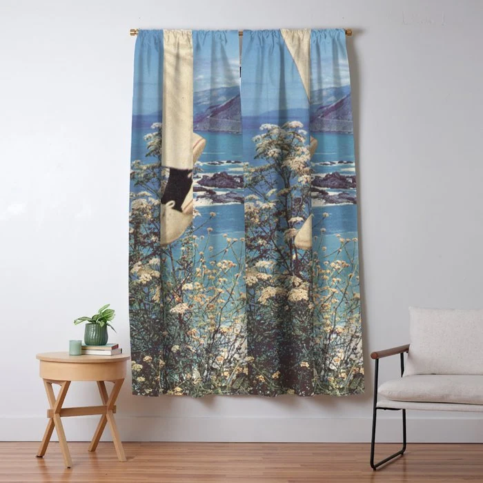Somewhere Else Window Curtain