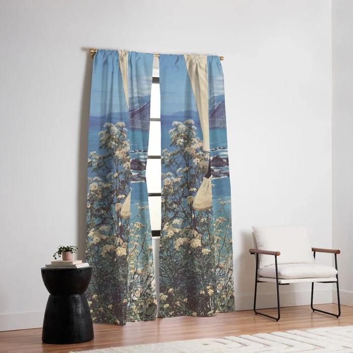 Somewhere Else Window Curtain