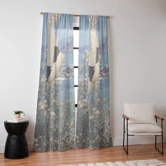 Somewhere Else Window Curtain