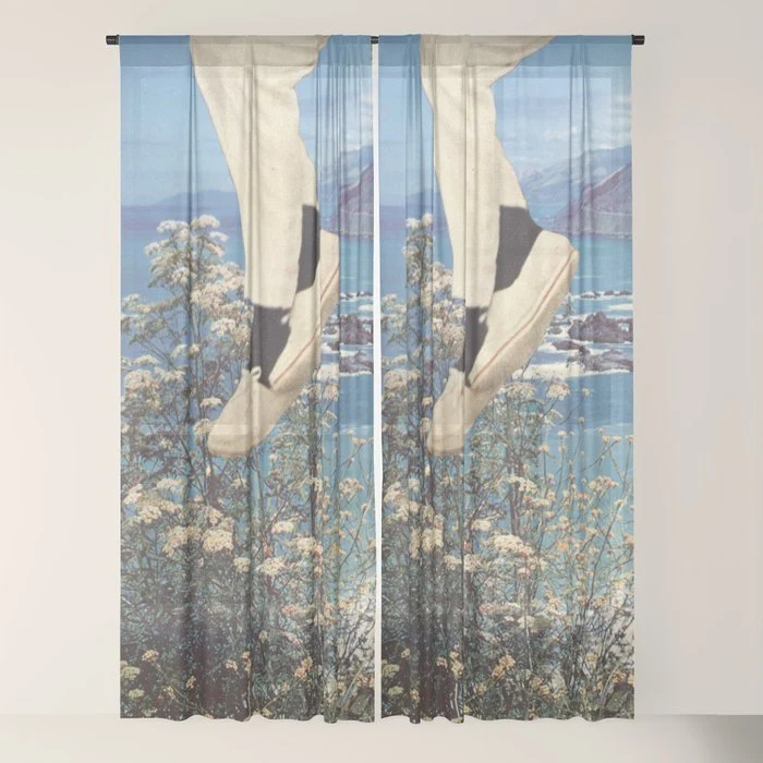 Somewhere Else Window Curtain