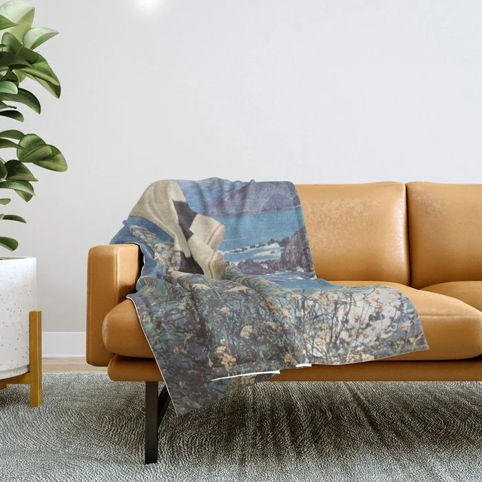 Somewhere Else Throw Blanket