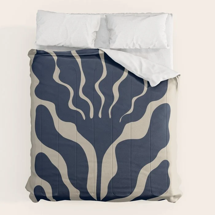 Day Bloom - Blue Comforter