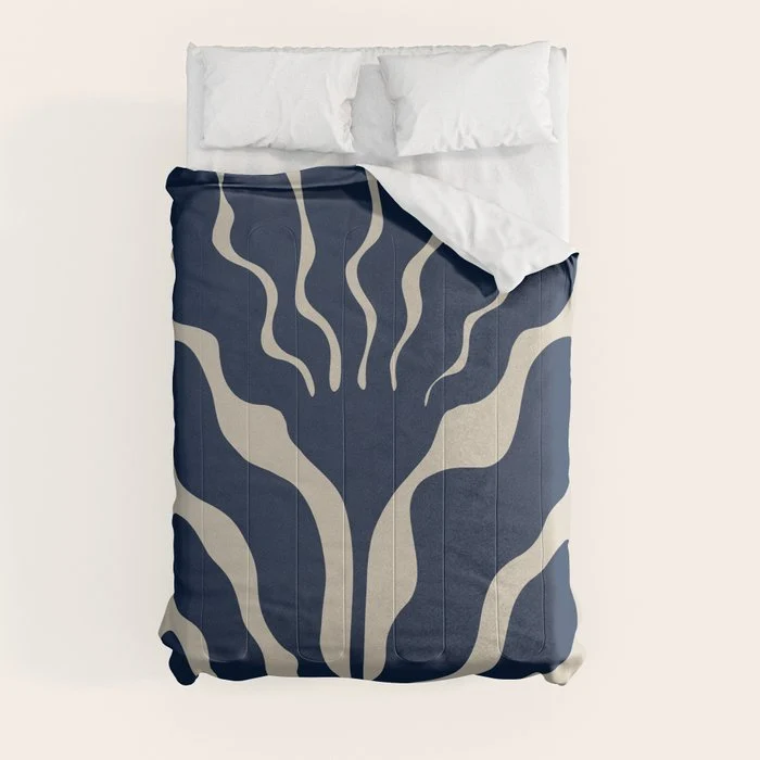 Day Bloom - Blue Comforter