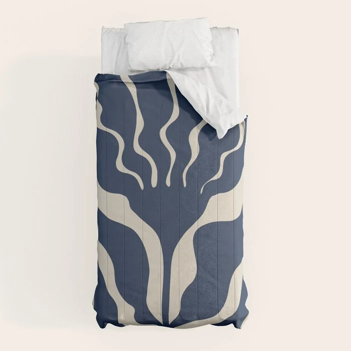 Day Bloom - Blue Comforter