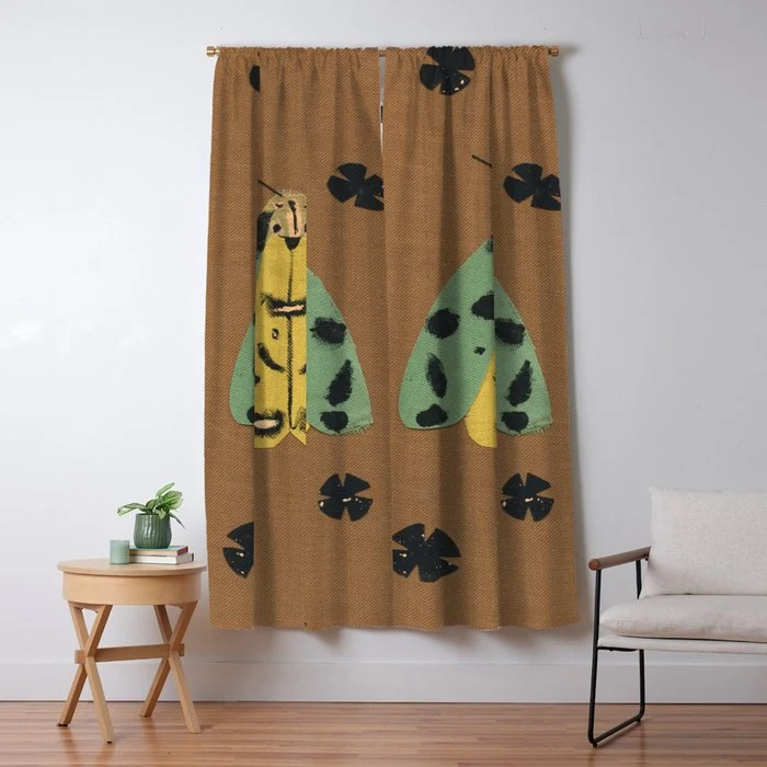 Moth II Window Curtain