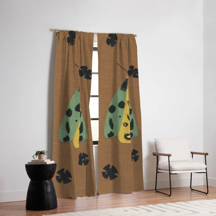 Moth II Window Curtain