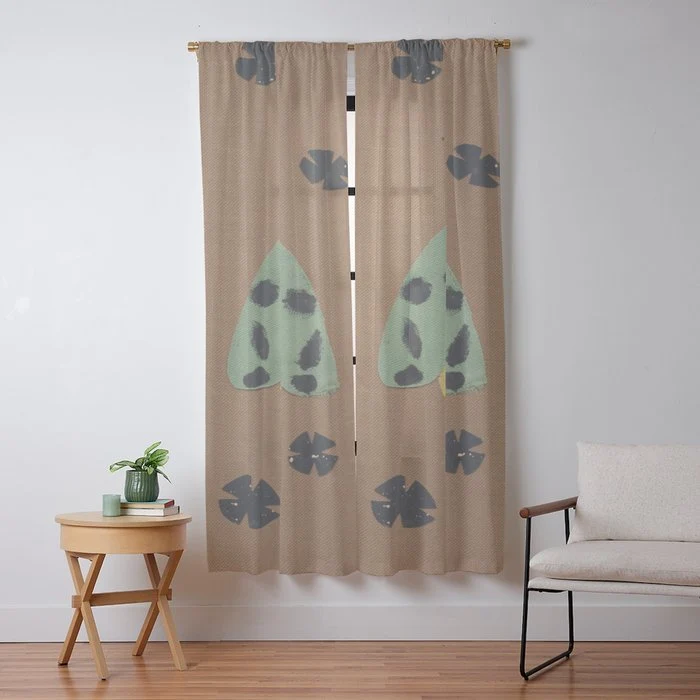 Moth II Window Curtain