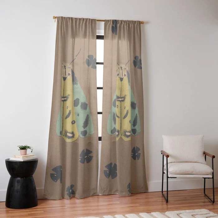 Moth II Window Curtain