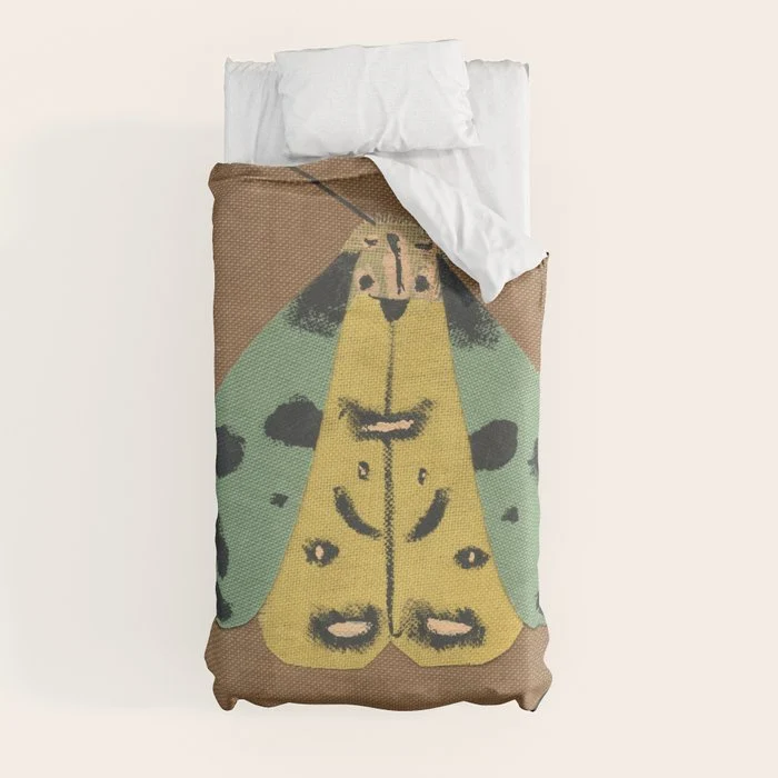 Moth II Duvet Cover
