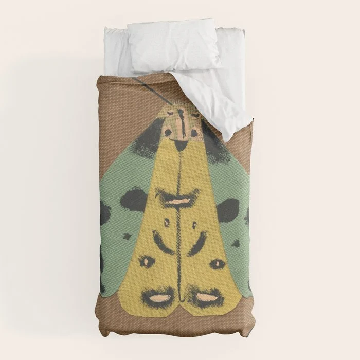 Moth II Duvet Cover