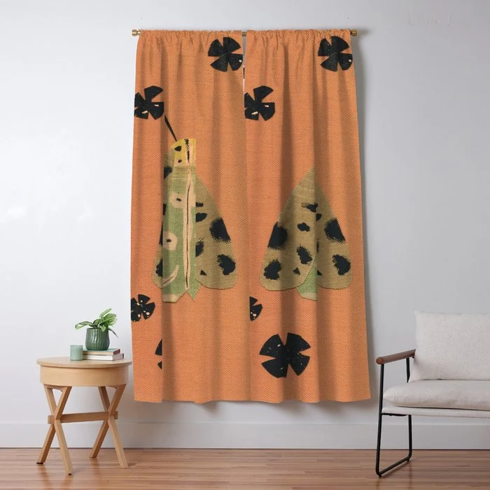 Moth I Window Curtain