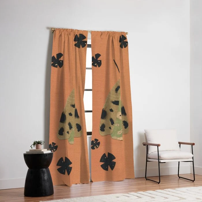 Moth I Window Curtain