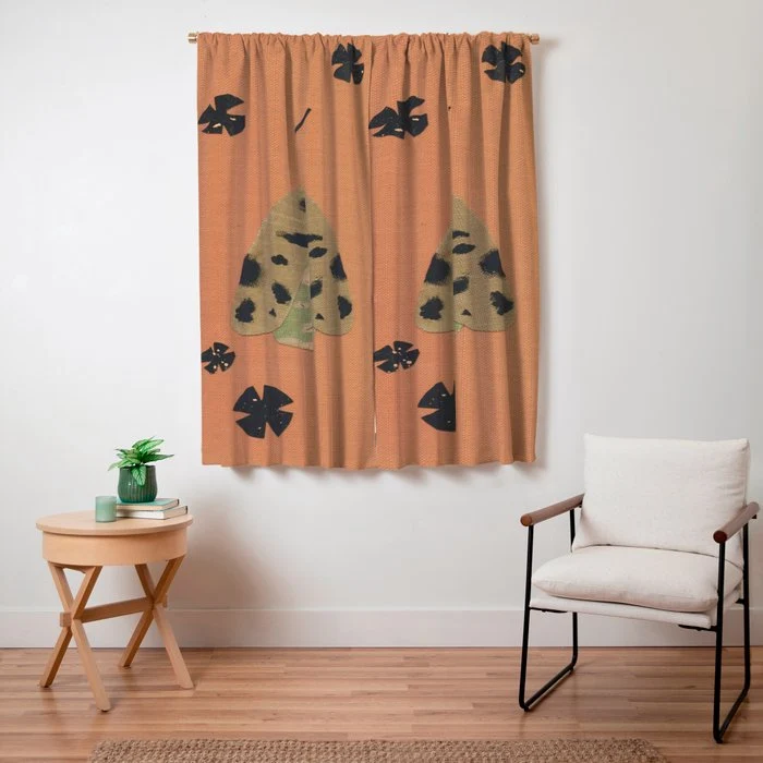 Moth I Window Curtain