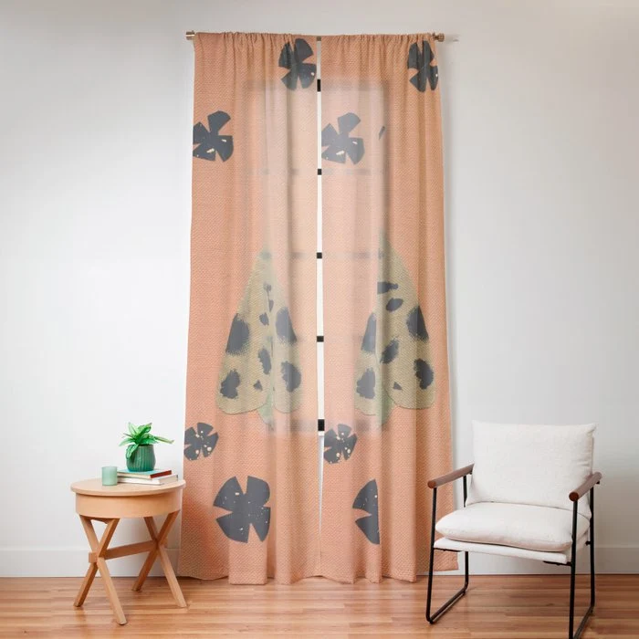Moth I Window Curtain
