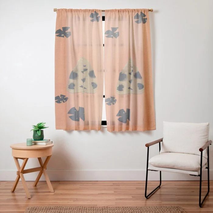 Moth I Window Curtain
