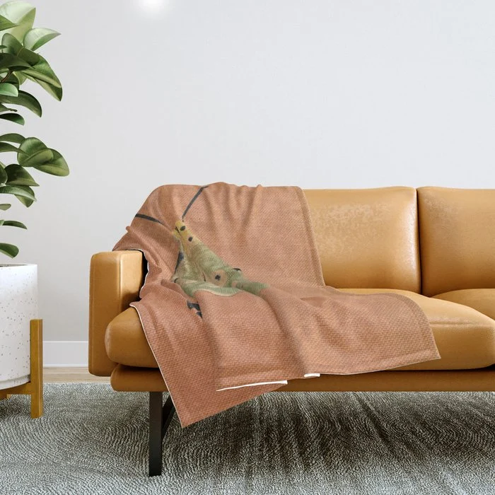 Moth I Throw Blanket