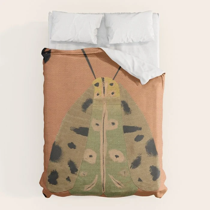 Moth I Duvet Cover