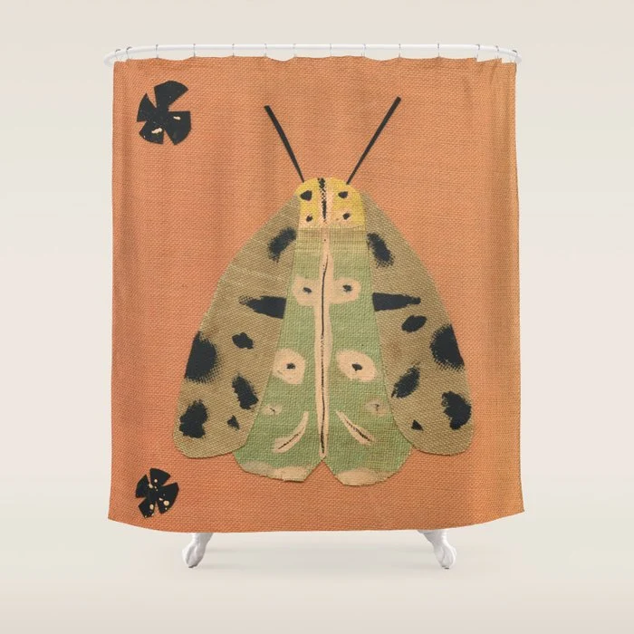 Moth I Shower Curtain