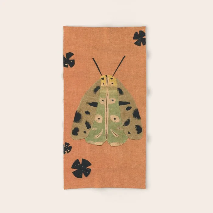 Moth I Bath Towel