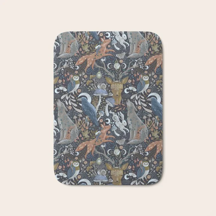 Whimsical Gothic Bath Mat