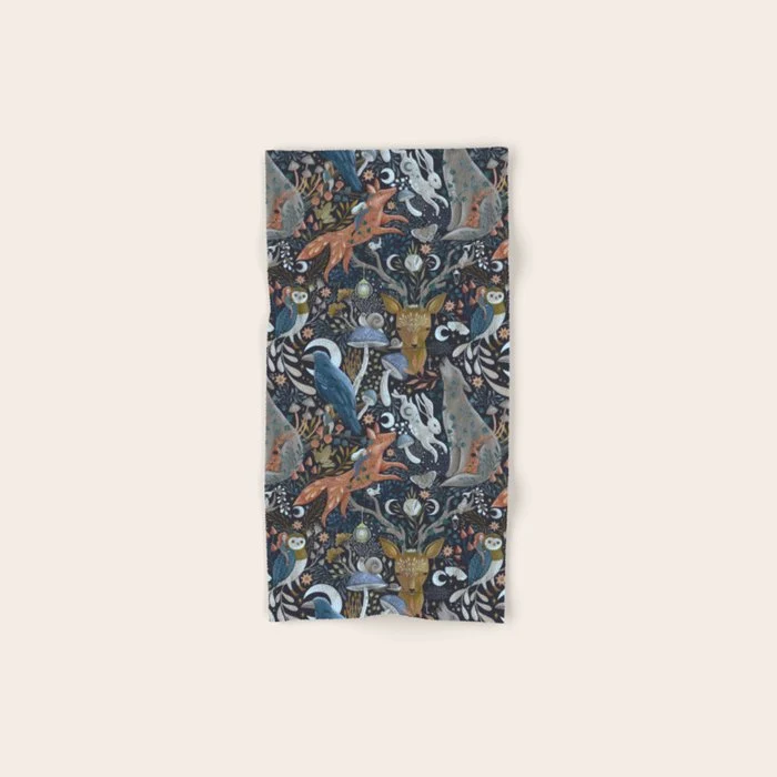 Whimsical Gothic Bath Towel