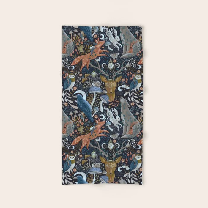 Whimsical Gothic Bath Towel
