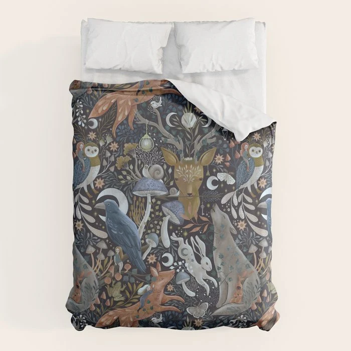 Whimsical Gothic Duvet Cover