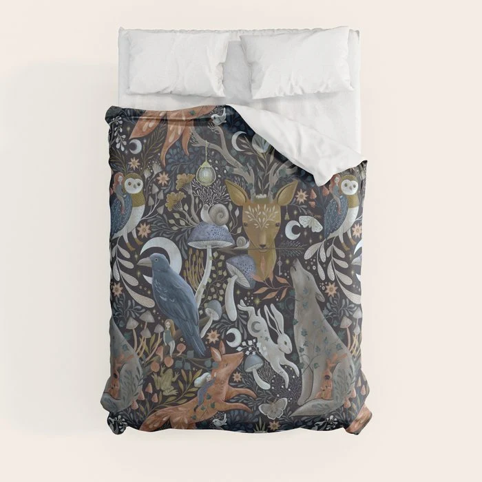 Whimsical Gothic Duvet Cover
