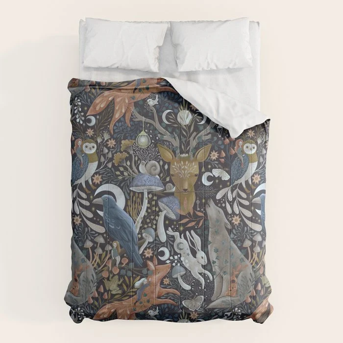 Whimsical Gothic Comforter