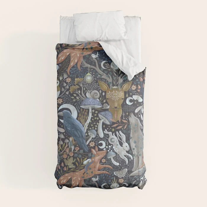 Whimsical Gothic Comforter